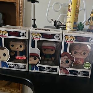 Stranger Things Funko pop figures